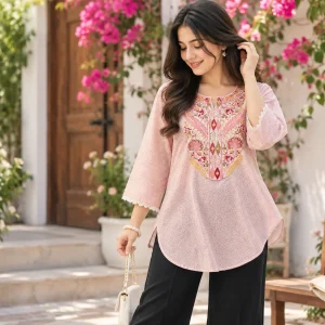 🌸 Premium Printed Kurti